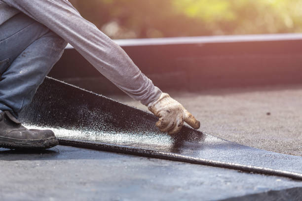 Professional Basement Waterproofing technician working in Grand Haven, MI